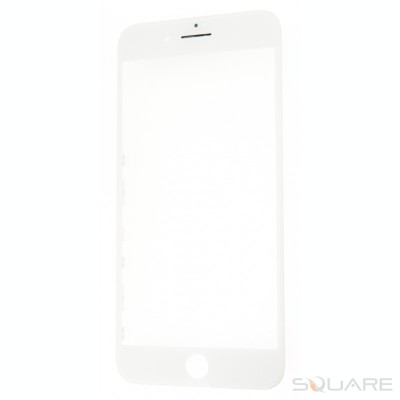 Geam Sticla iPhone 8 Plus, Complet, White foto