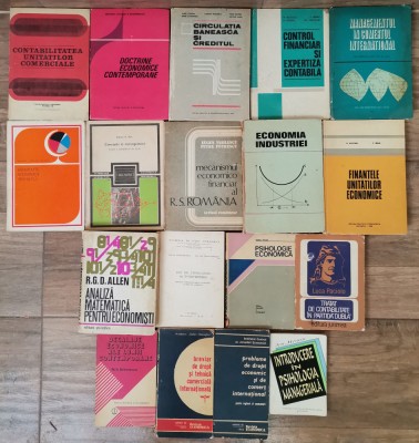 Lot 18 carti manuale Economie Management Contabilitate etc foto