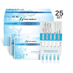 SET 25 Teste Rapide ANTIDROG - Depistare Multi-Drog Din Urina foto