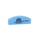 Buffer pentru unghii, mini, granulatie 100/180, culoare albastra