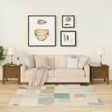 Gossi mese laterale 2 buc. maro miere 40x40x39 cm lemn masiv de pin