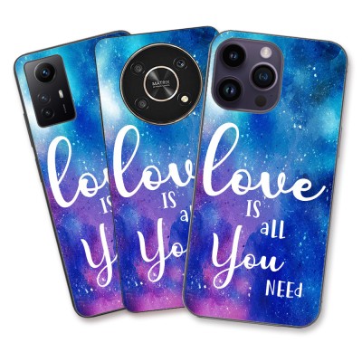 Husa Huawei P20 Silicon Gel Tpu Model Love Is All You Need foto