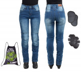 Cumpara ieftin Pantaloni Moto Femei Jeans W-TEC Lustipa FitLine Training