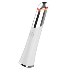 Aparat de masaj facial Techstar? VEM201, Cu incalzire la 42?C, Design Compact, Silentios, Acumulator Incorporat, Alb foto
