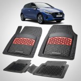 Cumpara ieftin Covorase Auto Hyundai i20 2020-2023 - Tavita Cauciuc-Red