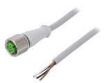 Cablu de conectare M12 4 pini 5m 250VAC
