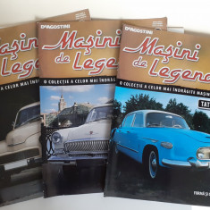 GRATUIT Trei reviste Masini de legenda nr 23, 24, 25 Tatra Volga Warszawa SET1H