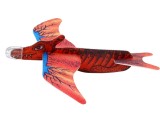 Avion Dinozaur de spuma, 18.5 x 19.5 cm, rosu, Lean 16760