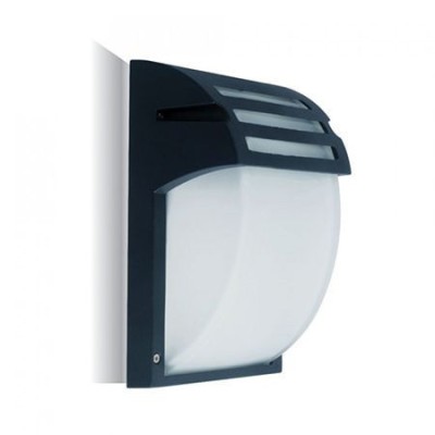 CORP ILUMINAT APLICABIL PE PERETE MAX 40W IP44 NEGRU foto