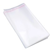 Cumpara ieftin Set 100 pungi transparente autoadezive 12 x 20 cm, cu clapeta 3 cm