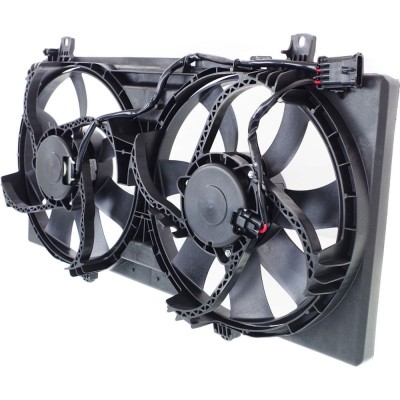 GMV radiator electroventilator Chevrolet Camaro, 2009-2016 , tip climatizare , dimensiune 365/365 mm , cu 4 pini, fara pre-rezistormm, Aftermarket foto