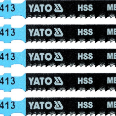 Set 5 lame HSS pentru fierastrau pendular 12 TPI YATO