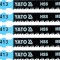 Set 5 lame HSS pentru fierastrau pendular 12 TPI YATO