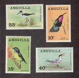 Anguilla 1968 - Păsări, serie neuzata