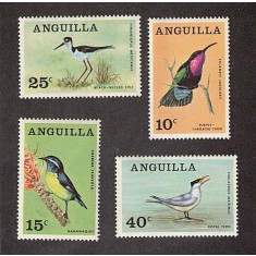Anguilla 1968 - Păsări, serie neuzata