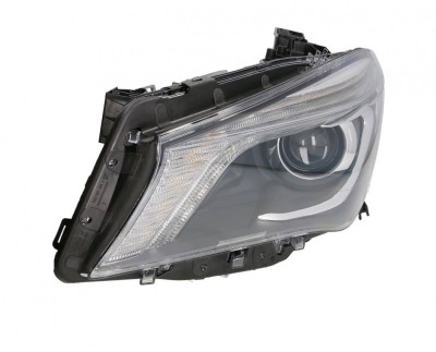 Far Mercedes Clasa Cla (C117), 04.2013-2019, montare fata, stanga, bi-xenon; cu lumini de zi tip LED; D3S+LED; electric; fara control unitate; cu mot foto