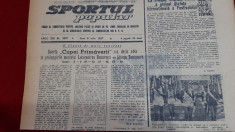 Ziar Sportul Popular 8 07 1957 foto