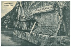 1013 - ORSOVA, Danube Kazan, Tabula Traiana, Romania - old postcard - unused