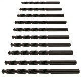 Set burghie 10 bucati &Oslash;1-10mm HSS-R, Raider 157111