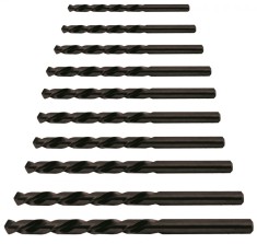 Set burghie 10 bucati &Oslash;1-10mm HSS-R, Raider 157111