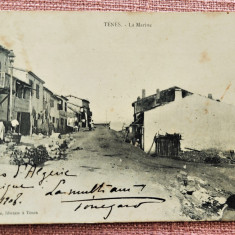 Tenes. - La Marine (Algeria) - Carte postala veche circulata (1908)