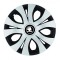 Set 4 capace roti pentru Skoda Nou Alb-Negru, model Top Mix, R17