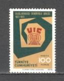 Turcia.1972 50 ani UIC ST.62, Nestampilat