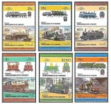 Bequia Grenadines of St Vincent 1985 - Locomotive, trenuri, serie neuza