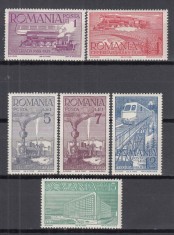 ROMANIA 1939 LP 132 CEFERIADA SERIE MNH foto
