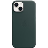 Husa de protectie Apple Leather Case with MagSafe pentru iPhone 14, Forest Green