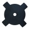 Set 2 lame universale Scheppach pentru motocoase cu diametrul de 25,4 mm