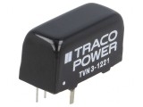 Convertor DC/DC 3W 9-18V la 5V/-5V SIP8 TVN 3-1221