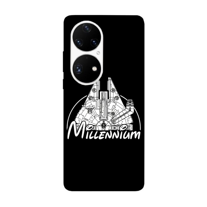 Husa compatibila cu Huawei P50 model Millennium Falcon, Silicon, TPU, Viceversa