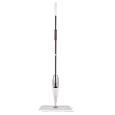 Mop cu pulverizare spray, cu coada metalica, capacitatea rezervorului 360ml, din microfibra, inaltimea mopului 115 cm, gri foto