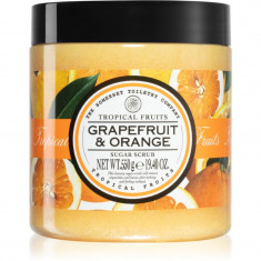 The Somerset Toiletry Co. Tropical Fruits Sugar Scrubs exfoliant din zahar pentru corp Grapefruit & Orange 550 g