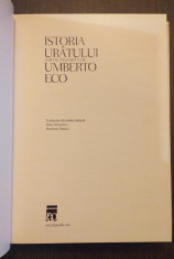 ISTORIA URATULUI - UMBERTO ECO foto