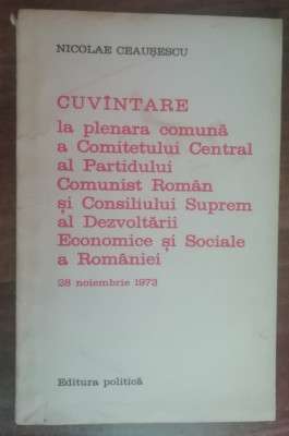 myh 527s - Documente ale Partidului Comunist Roman - 1973 - Piesa de colectie foto