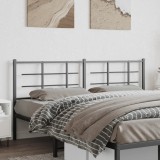 Cumpara ieftin Tăblie de pat metalică, negru, 180 cm