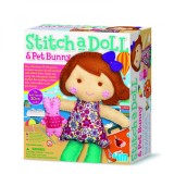 Cumpara ieftin Set creativ Coase propria papusa cu iepuras, 4M