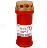 Candela cu capac antiploaie Agata, Timp de ardere 48h