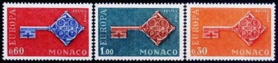 Monaco 1968 - Europa 3v. neuzat,perfecta stare(z) foto
