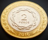 Cumpara ieftin Moneda bimetal 2 PESOS - ARGENTINA, anul 2016 * cod 2019