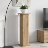 vidaXL Suport pentru plante 2 pcs Stejar Artizanal Lemn prelucrat 899761