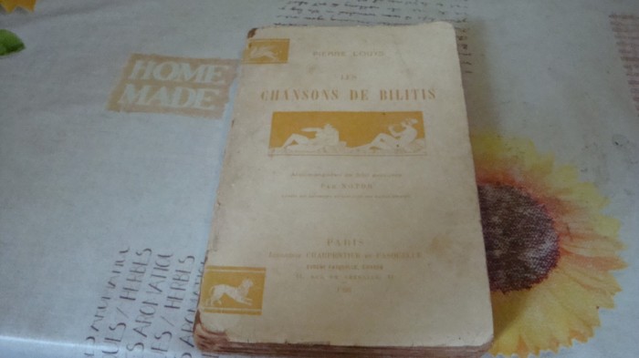Pierre Louys - Les Chansons de Bilitis - 1926- in franceza