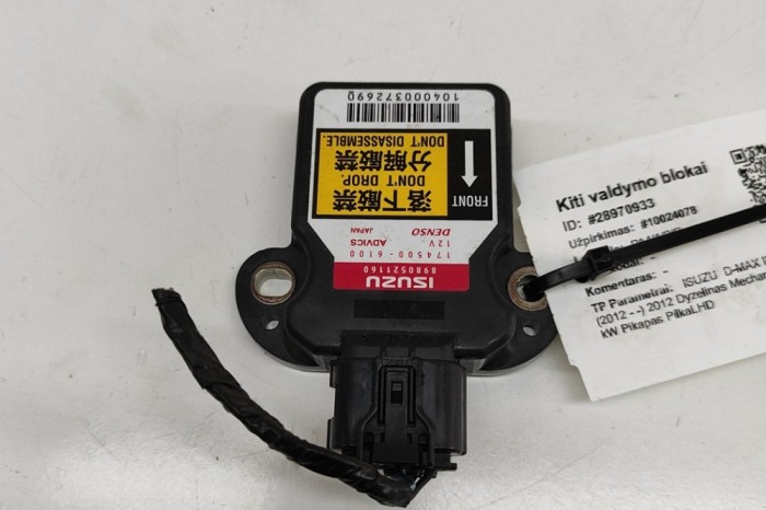 Senzor ESP ISUZU D-MAX II TFR, TFS 2012 OEM: 8980521160,174500-6100 28970933