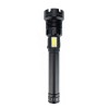 LED професионален фенер, 30W, 2 батерии, zoom, страничен COB Led, Oem