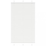 vidaXL Jaluzea plisată alb 120x200 cm Lățime țesătură 119,4 cm