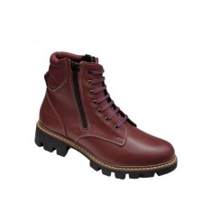 Bocanci dama, din piele naturala, cu doua fermoare, imblaniti, Grena, KAMY - GKR21VIS