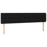Cumpara ieftin Tablii de pat, negru, 180x7x78/88 cm, textil