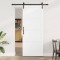 vidaXL Ușă Glisantă cu Set de Hardware Alb 86x211 cm Lemn Solid de Pin